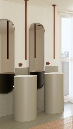 <b>Podium</b> | Waschbecken Totem – Bicolor